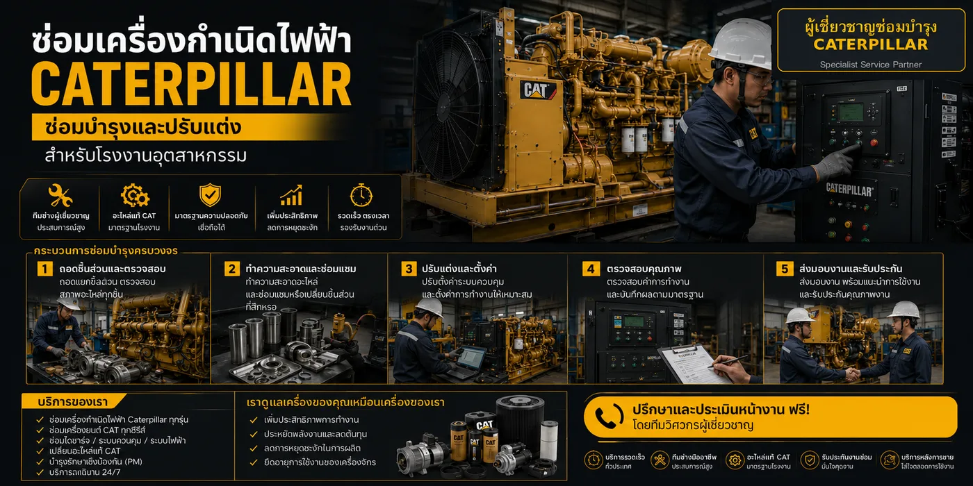 Caterpillar Generator Servicing